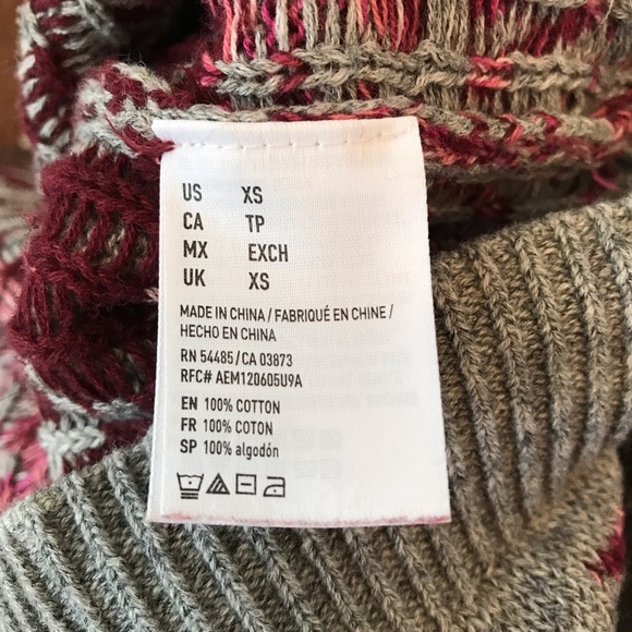 American Eagle outfitters oversized 100% cotton hooded sweater - Picture 4 of 6